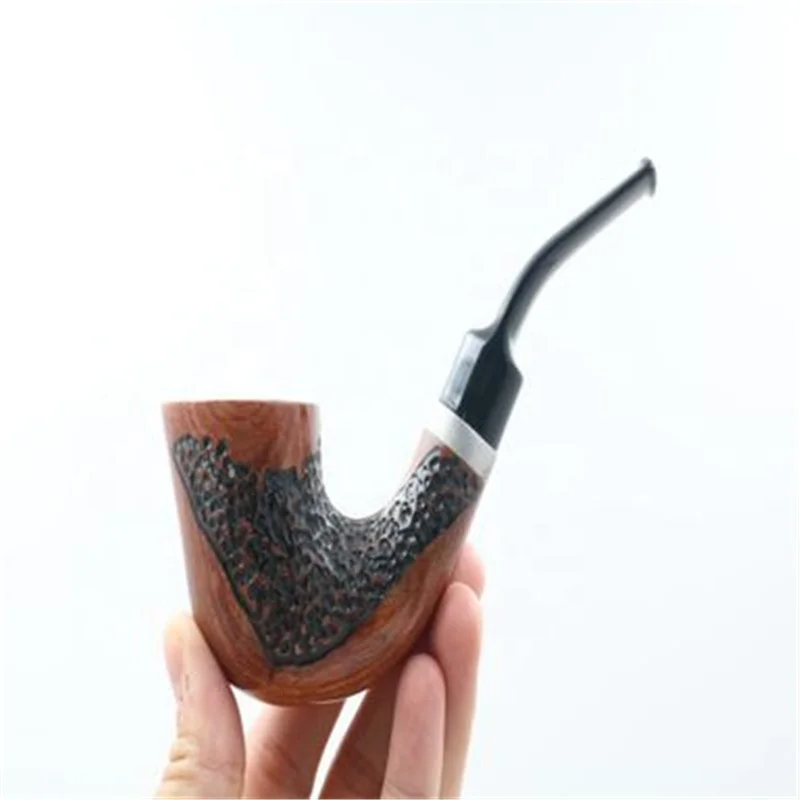 Wood Bent Type Manual Creative Smoking Pipe, Brown
Wood Bent Type Manual Creative Smoking Pipe, Brown