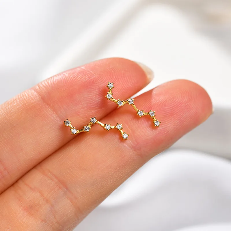Shining Cubic Zircon Stud Earrings Gold Silver CZ 925 Silver Stud Earrings Luxury Minimalist Jewelry
Shining Cubic Zircon Stud Earrings Gold Silver CZ 925 Silver Stud Earrings Luxury Minimalist Jewelry