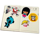 Sticker Stickers Wholesale OEM Emoji Cartoon Logo Custom Sticker Die Cut Printed PVC Anime Stickers