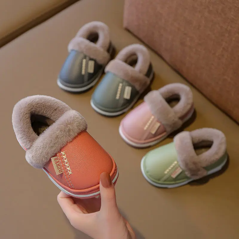 Manufacturers selling candy color PU winter soft plush waterproof children indoor and outdoor warm casual kids shoes, As picture shown
Manufacturers selling candy color PU winter soft plush waterproof children indoor and outdoor warm casual kids shoes, As picture shown