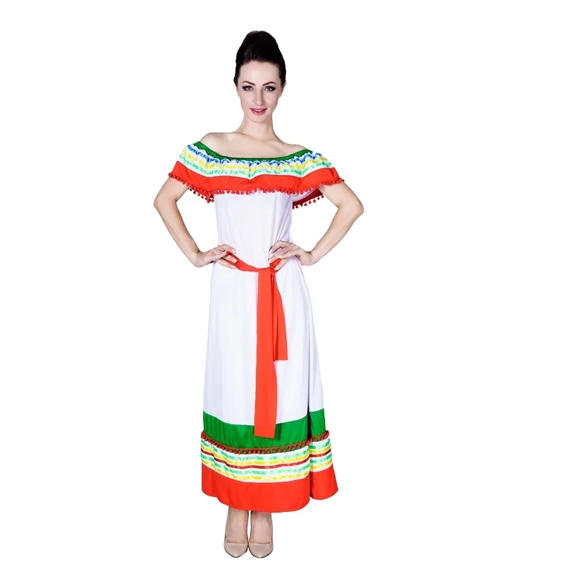 Female Mexican Rainbow Long Dress Halloween Carnival Party Cosplay Mexican Costume for Women
Female Mexican Rainbow Long Dress Halloween Carnival Party Cosplay Mexican Costume for Women