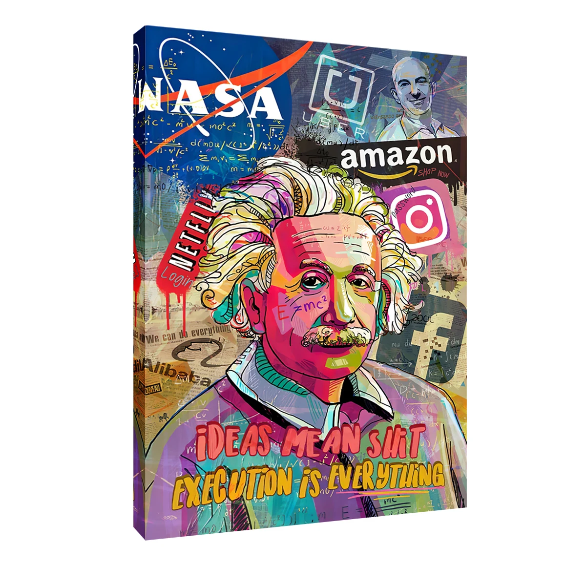 Einstein Canvas Painting Living Room Decoration Einstein Woman Wall Decor Printed Canvas Bedroom Wall Art Hanging Painting
Einstein Canvas Painting Living Room Decoration Einstein Woman Wall Decor Printed Canvas Bedroom Wall Art Hanging Painting