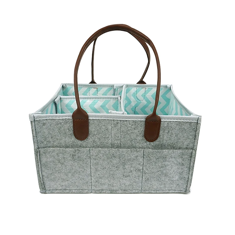 Custom Portable Multi Pocket Felt Diaper Caddy Bag For Mother Kids Tote Nappy Caddy, Grey+ green, customized
Custom Portable Multi Pocket Felt Diaper Caddy Bag For Mother Kids Tote Nappy Caddy, Grey+ green, customized