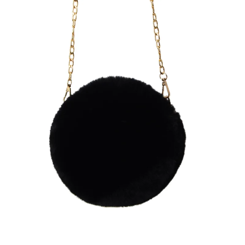 Fashion Simple Mini Plush Round Bag Women's Furry Bag Chain Shoulder Cross-Body Women's Bag Makeup Coin Purse
Fashion Simple Mini Plush Round Bag Women's Furry Bag Chain Shoulder Cross-Body Women's Bag Makeup Coin Purse