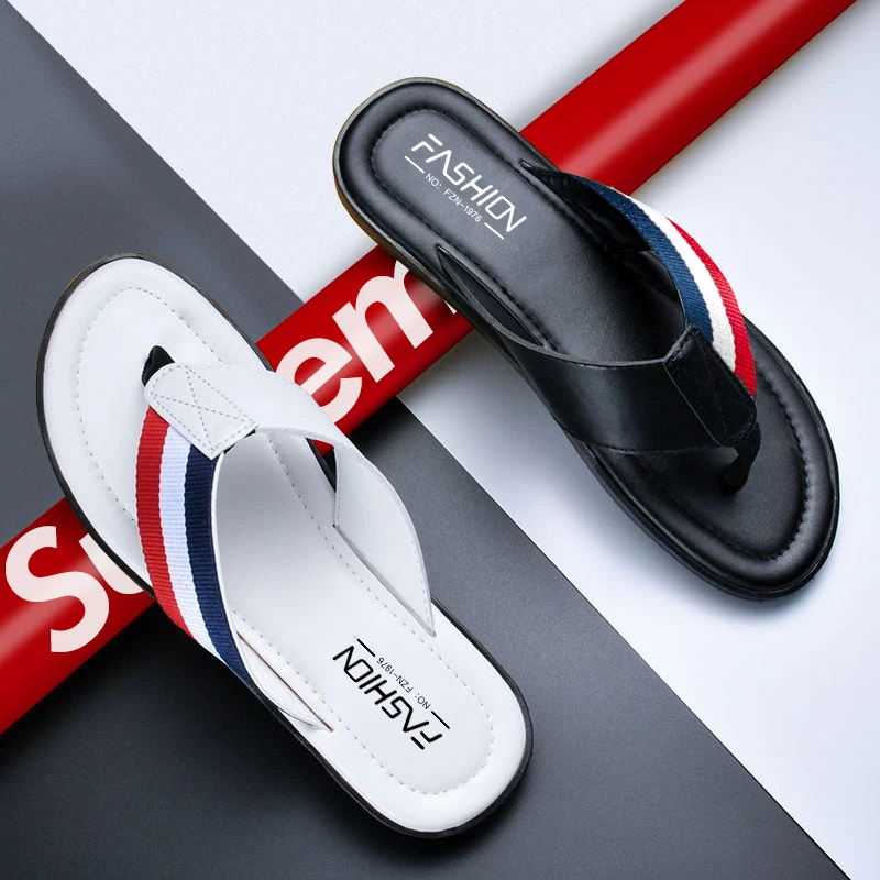 1 pairs Classic Summer Flip Flop Thong Sandals for men's, Non Slip Leather Pu Comfort Strap beach men's slipper Lightweight
1 pairs Classic Summer Flip Flop Thong Sandals for men's, Non Slip Leather Pu Comfort Strap beach men's slipper Lightweight