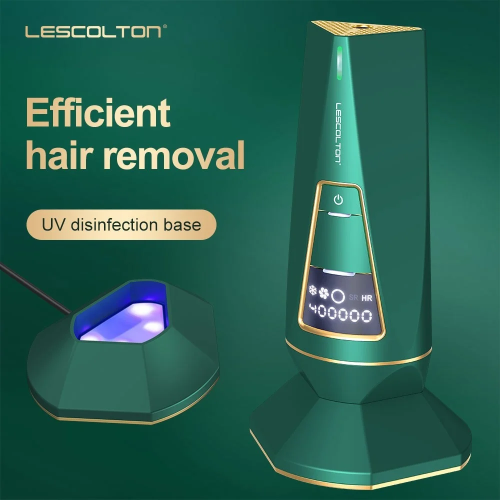 Lescolton T015C IPL Cooling Hair Epilator with UV Sterilization Base Women Men Depiladora Laser Hair Removal Machine
Lescolton T015C IPL Cooling Hair Epilator with UV Sterilization Base Women Men Depiladora Laser Hair Removal Machine