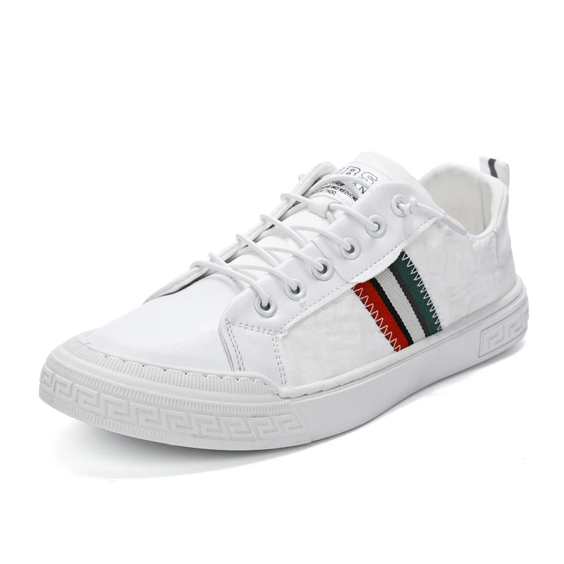 New design Men Fashion Sneakers Men Casual White Tennis Walking Shoes Custom Canvas Shoes made in China
New design Men Fashion Sneakers Men Casual White Tennis Walking Shoes Custom Canvas Shoes made in China