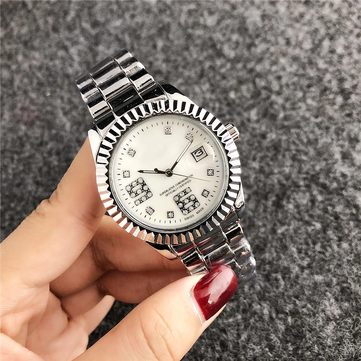 Good quality factory directly women fashion watch low price watches branded productsrelojes wristwatch relogio, Gold
Good quality factory directly women fashion watch low price watches branded productsrelojes wristwatch relogio, Gold