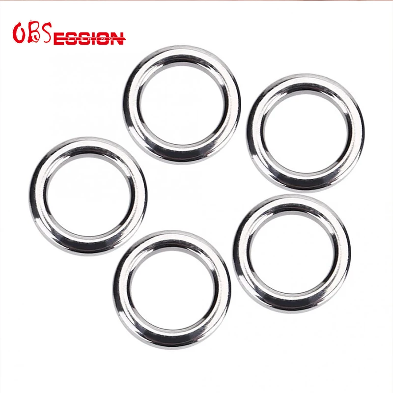 OBSESSION HT006 15pcs/bag Fishing Tackle Accessories Ring DIY Solid Ring For Fishing Jig Assist Hook Fishing Stainless Steel
OBSESSION HT006 15pcs/bag Fishing Tackle Accessories Ring DIY Solid Ring For Fishing Jig Assist Hook Fishing Stainless Steel
