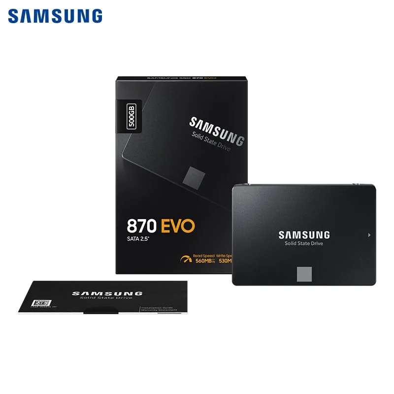 

Samsung 870 EVO SSD 1TB 2TB 4TB HD SSD Disk 2.5 Internal Solid State Disk HDD Hard Drive SATA3