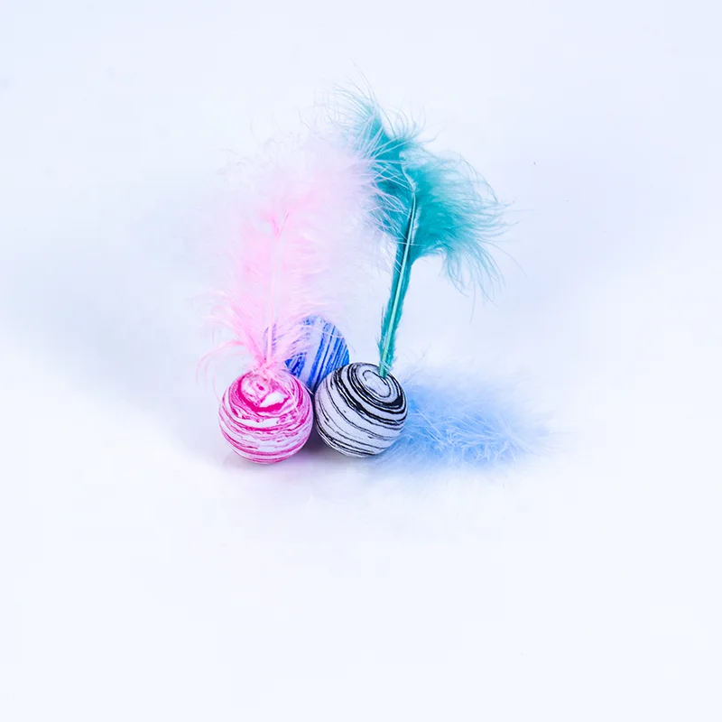 Wholesale Funny Cat Interactive Feather Toy Kitten Grinding Claws Playing Ball Toys, As picture
Wholesale Funny Cat Interactive Feather Toy Kitten Grinding Claws Playing Ball Toys, As picture