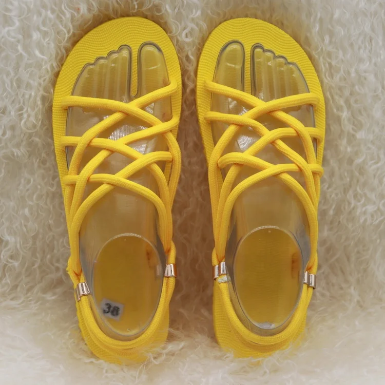 Curlyfur solid color luxurious twisted strap lace up slippers wholesale women summer sandal rope, 5 colors
Curlyfur solid color luxurious twisted strap lace up slippers wholesale women summer sandal rope, 5 colors