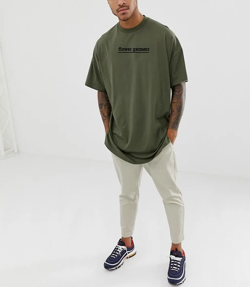 New Style 100%Cotton Dropped Sleeves Crew Neck Oversized Super Longline T-shirt Custom T Shirt men's oversize T-shirt
New Style 100%Cotton Dropped Sleeves Crew Neck Oversized Super Longline T-shirt Custom T Shirt men's oversize T-shirt