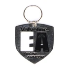 Factory Fashion Wholesale Accessory Metal Keyring Gold Plated Stainless Steel Custom Metal Keychain