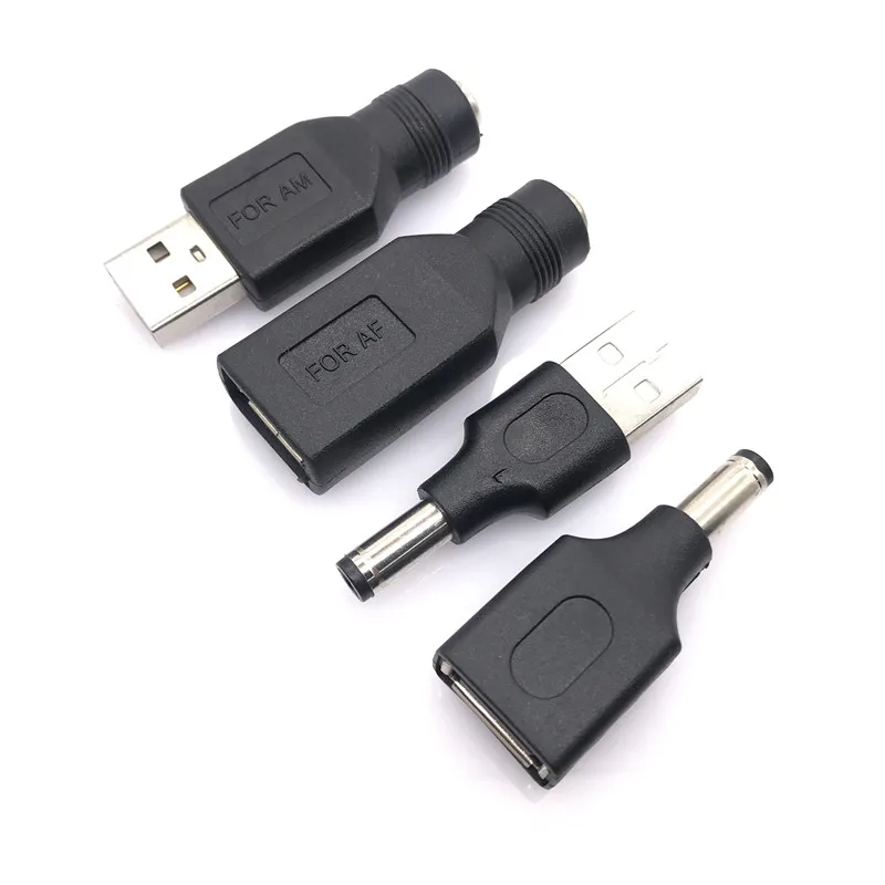 

Commonly used USB to 5.5*2.1mm jack to USB 2.0 Male Plug DC Power male to female Connector Adapter