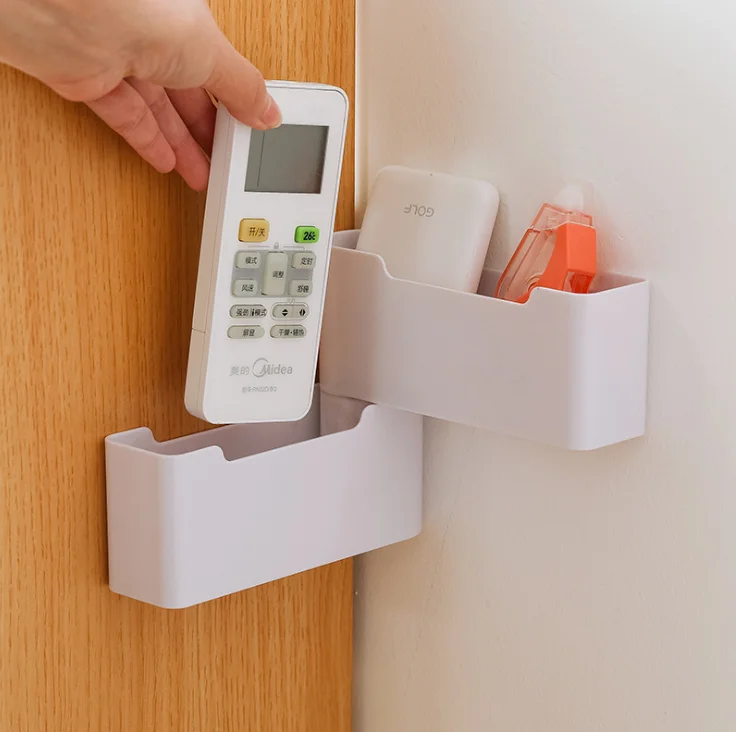 Wall storage hanging box Remote control phone storage holder Household Sundries Storage rack, Grey/beige/white
Wall storage hanging box Remote control phone storage holder Household Sundries Storage rack, Grey/beige/white