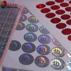 Customized self adhesive tamper stickers void hologram label stickers 3D hologram security stickers