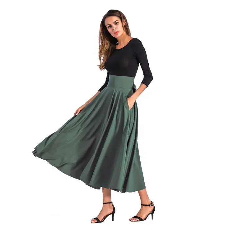 Europe and America Solid Color Bow Belt Big Hem High Waist Red Lady Pleated Long Maxi Skirt Custom Fit fashion skirt
Europe and America Solid Color Bow Belt Big Hem High Waist Red Lady Pleated Long Maxi Skirt Custom Fit fashion skirt
