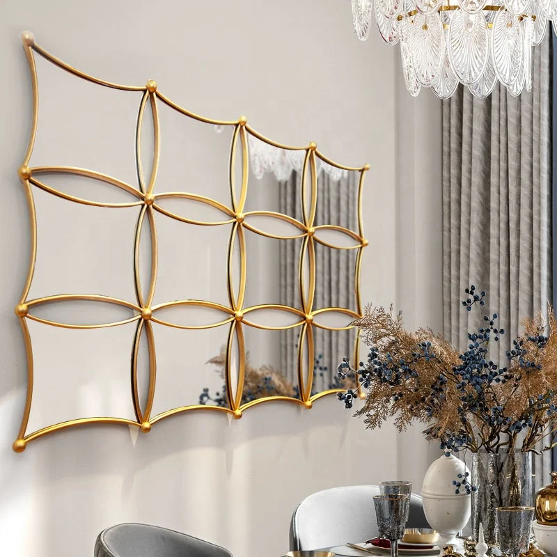 51.2" Factory Wholesale Light Luxury Decorative Mirror Metal Frame Golden Decor Mirrors Wall Art
51.2" Factory Wholesale Light Luxury Decorative Mirror Metal Frame Golden Decor Mirrors Wall Art