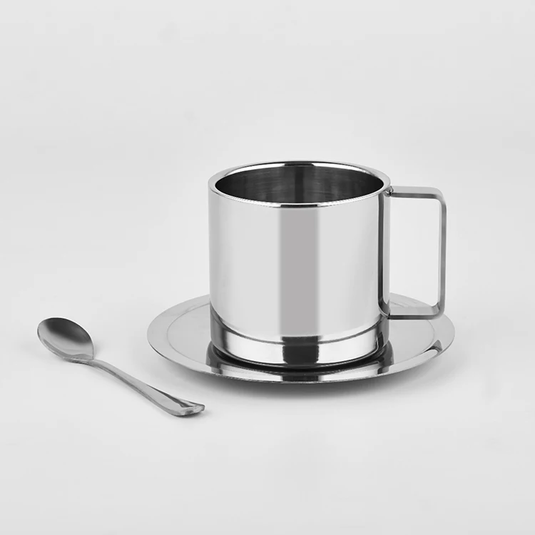 RONGYE wholesale hot selling 304 stainless steel mugs double-layer anti-scalding child's cup coffee mugs with logo, Light grey
RONGYE wholesale hot selling 304 stainless steel mugs double-layer anti-scalding child's cup coffee mugs with logo, Light grey
