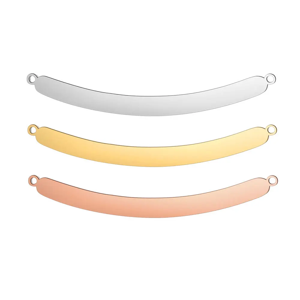 Wholesale 3Pcs/Bag Stainless Steel Necklace Jewelry Making Accessories The Word Curved The Bar Connector
Wholesale 3Pcs/Bag Stainless Steel Necklace Jewelry Making Accessories The Word Curved The Bar Connector