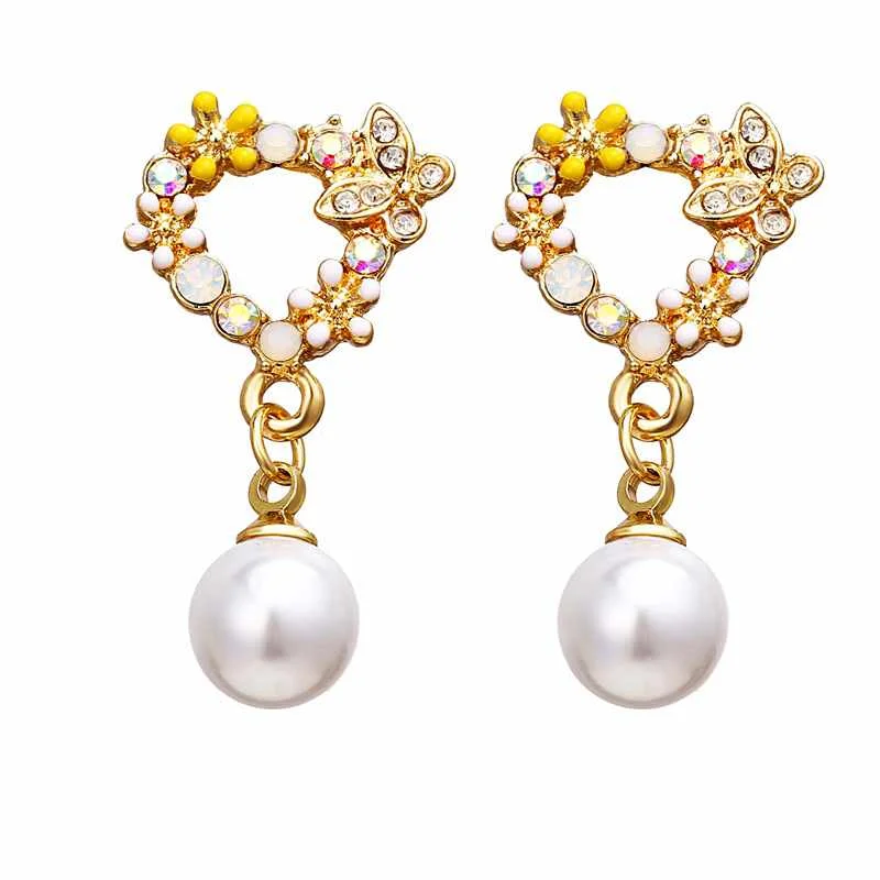 Factory Wholesale Korean Gold Hoop Crystal Jewelry Stud Earrings with Pearl Dangle for Girls, Silver
Factory Wholesale Korean Gold Hoop Crystal Jewelry Stud Earrings with Pearl Dangle for Girls, Silver