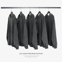 95% Cotton French Custom Oversized 2019 New Retro High Collar Zipper Terry Cloth Hoodie
95% Cotton French Custom Oversized 2019 New Retro High Collar Zipper Terry Cloth Hoodie