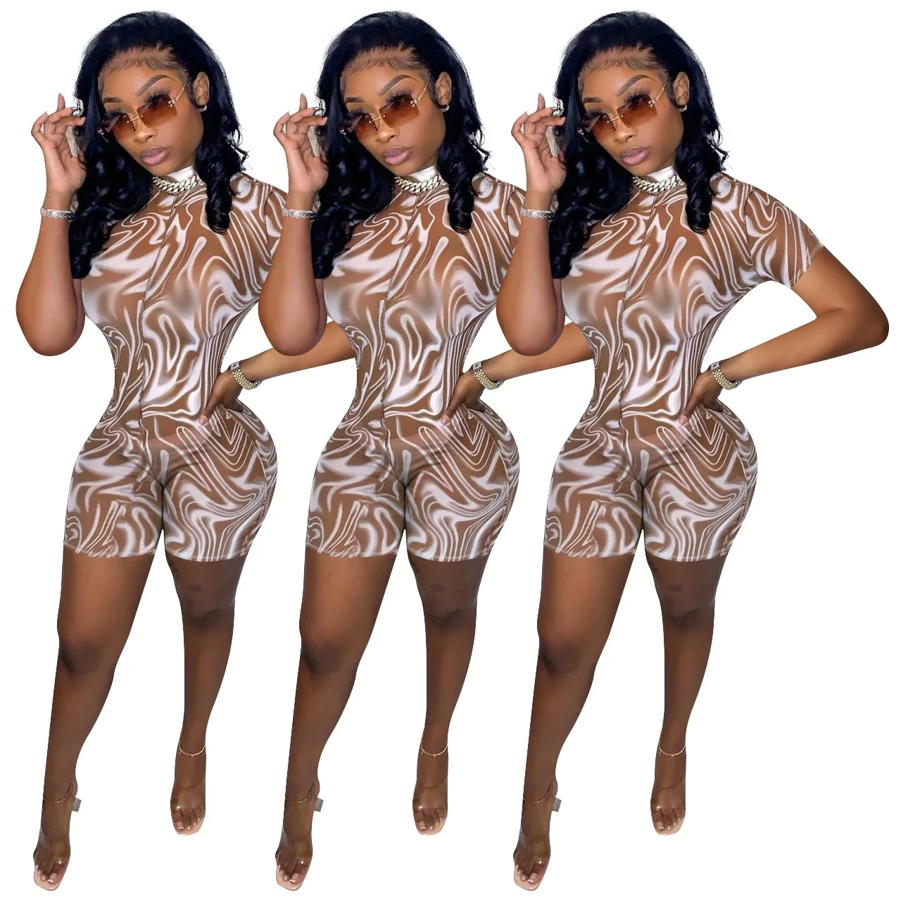 Fashion Boutique Tie Dye Printed Mesh Short Sleeve Rompers See Through One Piece Jumpsuit
Fashion Boutique Tie Dye Printed Mesh Short Sleeve Rompers See Through One Piece Jumpsuit