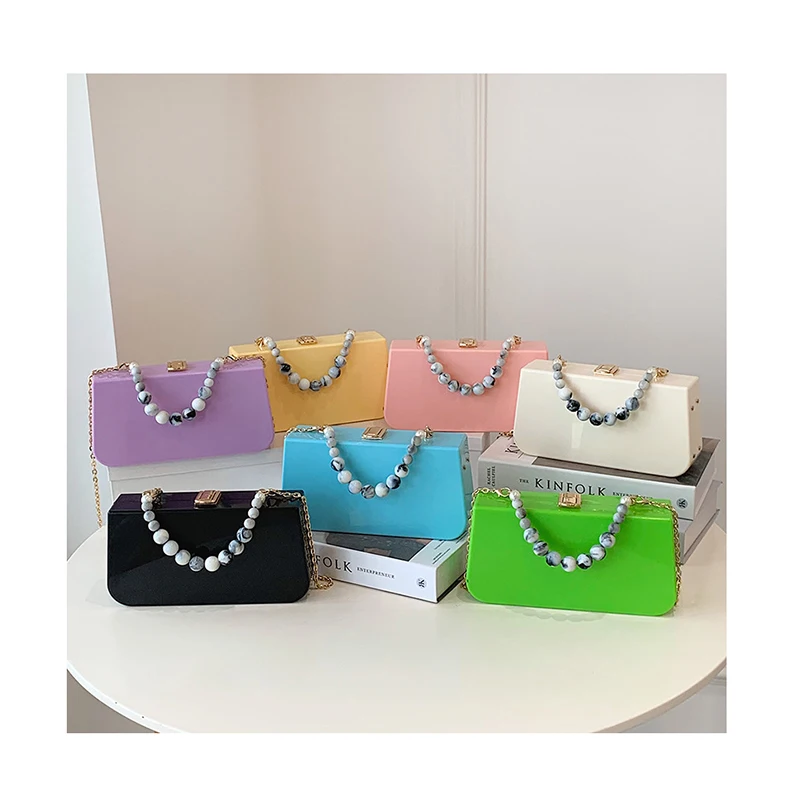 Designer Candy Color Acrylic Box Bags Ladies Party Clutch Luxury Marble Pattern Beading Messenger Women Purses and Handbags Sac
Designer Candy Color Acrylic Box Bags Ladies Party Clutch Luxury Marble Pattern Beading Messenger Women Purses and Handbags Sac