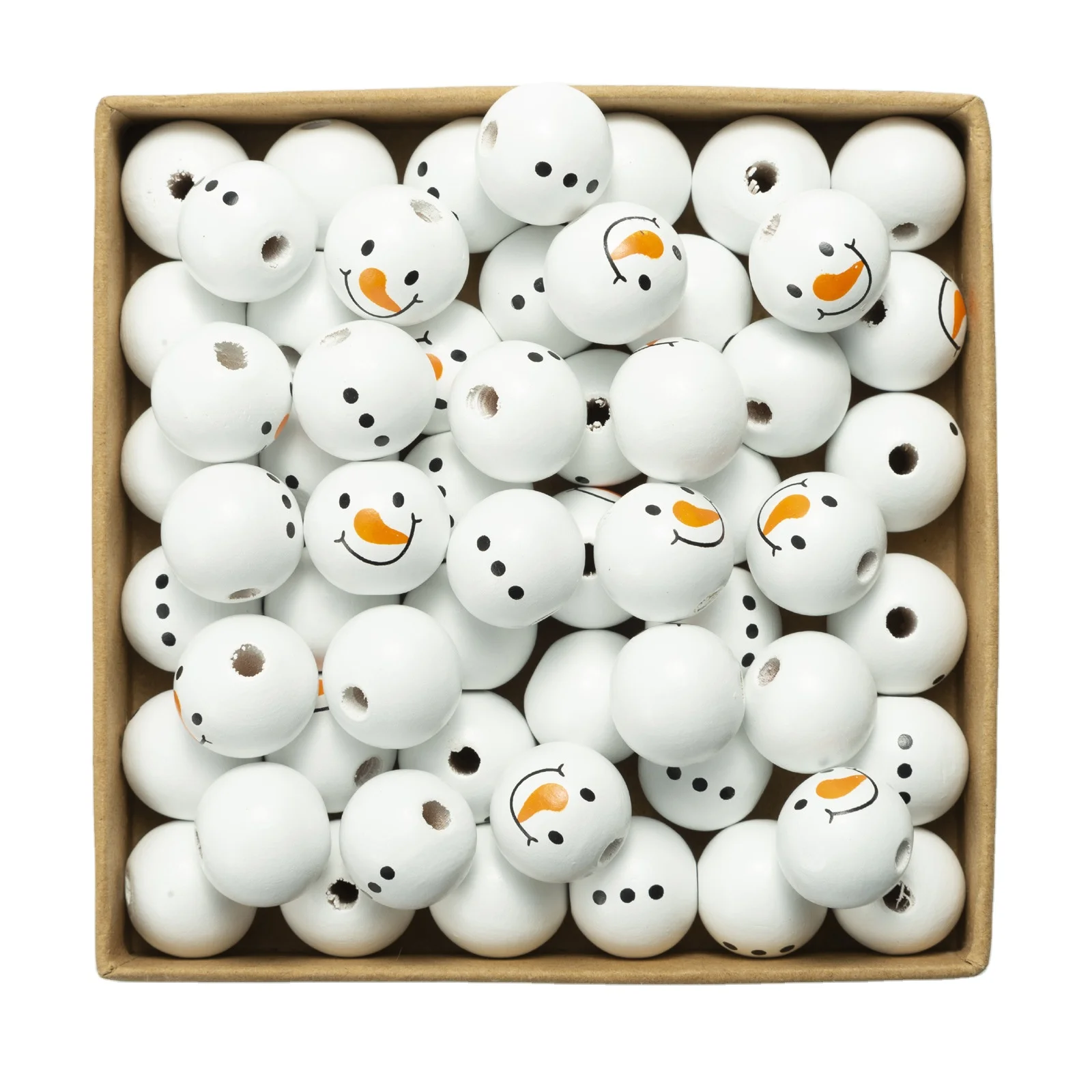 Hobbyworker White Snowman Wooden Spacer Beads for Christmas DIY Jewelry Making Accessories B0435, Multiple colors
Hobbyworker White Snowman Wooden Spacer Beads for Christmas DIY Jewelry Making Accessories B0435, Multiple colors