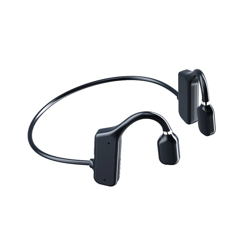 Bone conduction wireless headphone over ear listening lossless sound quality earphone 360 any bending headsets VG03, Black
Bone conduction wireless headphone over ear listening lossless sound quality earphone 360 any bending headsets VG03, Black