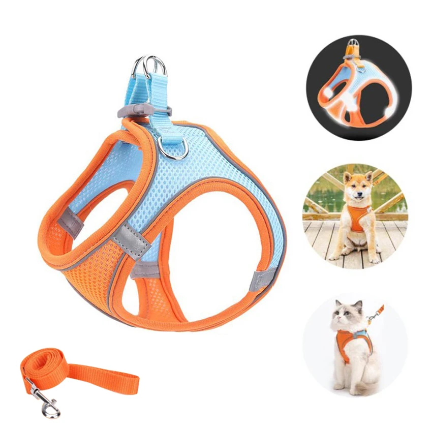 Reflective Dog Harness Leash Set Nylon Pet Cat Harness Dog Leash Adjustable Pet Harnesses Vest For Puppy Medium Dog Pet Supplies
Reflective Dog Harness Leash Set Nylon Pet Cat Harness Dog Leash Adjustable Pet Harnesses Vest For Puppy Medium Dog Pet Supplies