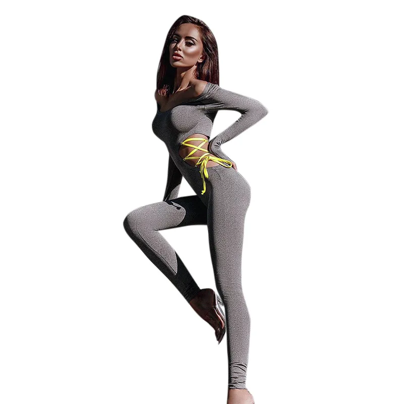 Women's Winter New Pure Color Casual Waist Tie Strap Tight Pants Jumpsuit Women Cut Out Jumpsuit
Women's Winter New Pure Color Casual Waist Tie Strap Tight Pants Jumpsuit Women Cut Out Jumpsuit