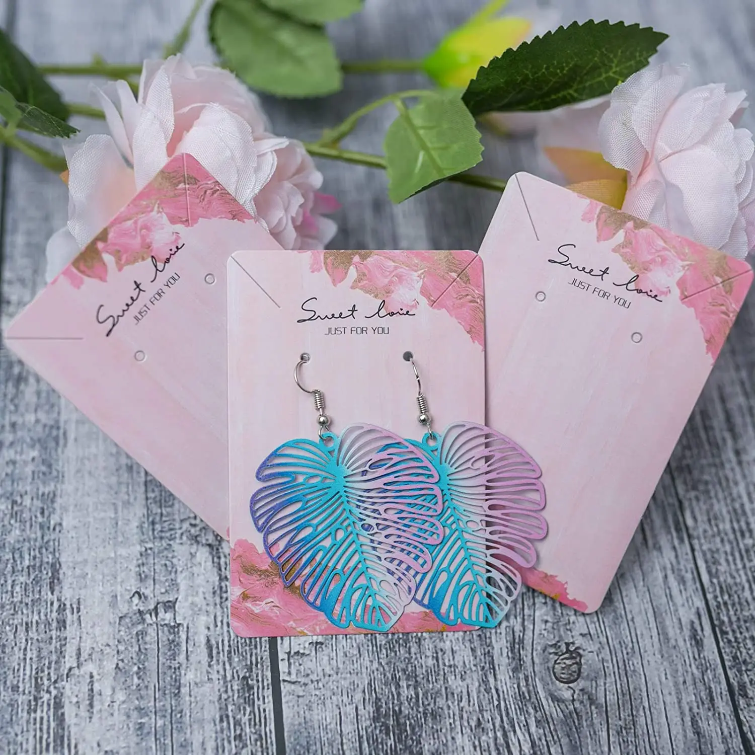 Custom fashion necklace Earring packaging card holder Necklace Jewelry earring display card with logo
Custom fashion necklace Earring packaging card holder Necklace Jewelry earring display card with logo