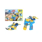 Latest design promotional bubbles water toy bubble gun blue Brick bubble gun