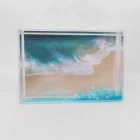 water snow globe photo frame 4x6 glitter water frame