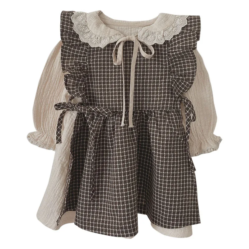 MK61053 autumn spring new arrival 2 pcs clothing baby girls dresses kids outfit Korean design beige ruffles dress, Vintage kids clothing
MK61053 autumn spring new arrival 2 pcs clothing baby girls dresses kids outfit Korean design beige ruffles dress, Vintage kids clothing