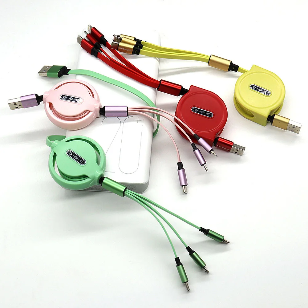 Wholesale tape usb cable 3 in1 usb retractable data cable fast speed charging cable for iphone12 Sumsung any Andriod
Wholesale tape usb cable 3 in1 usb retractable data cable fast speed charging cable for iphone12 Sumsung any Andriod