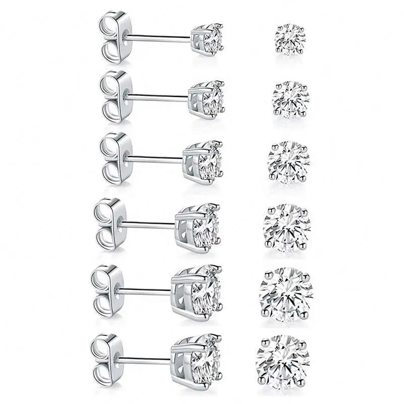 ME1295 100% Silver Jewelry Gold Tone With Cubic 925 Sterling Silver Stud Earring Set Hypoallergenic
ME1295 100% Silver Jewelry Gold Tone With Cubic 925 Sterling Silver Stud Earring Set Hypoallergenic