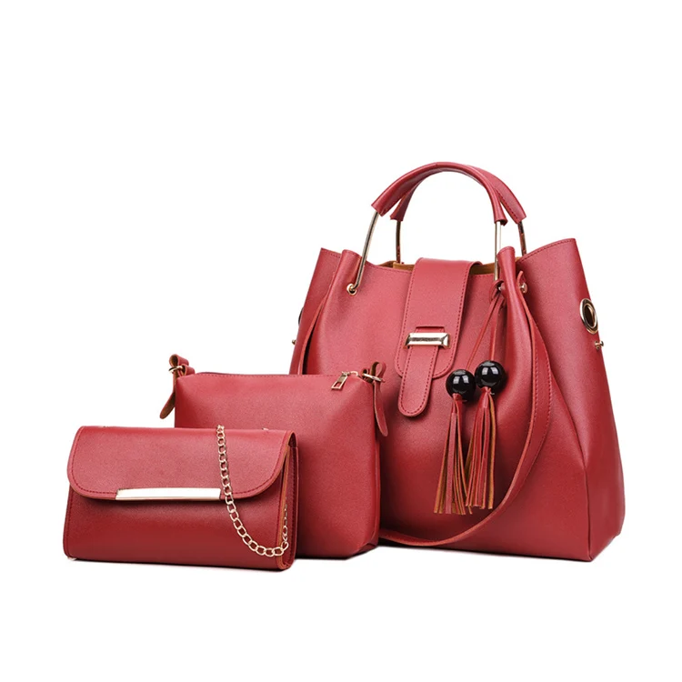 Trending PU Leather Large Ladies Purse and Handbags Custom Logo Women Tote Hand Bags Set
Trending PU Leather Large Ladies Purse and Handbags Custom Logo Women Tote Hand Bags Set