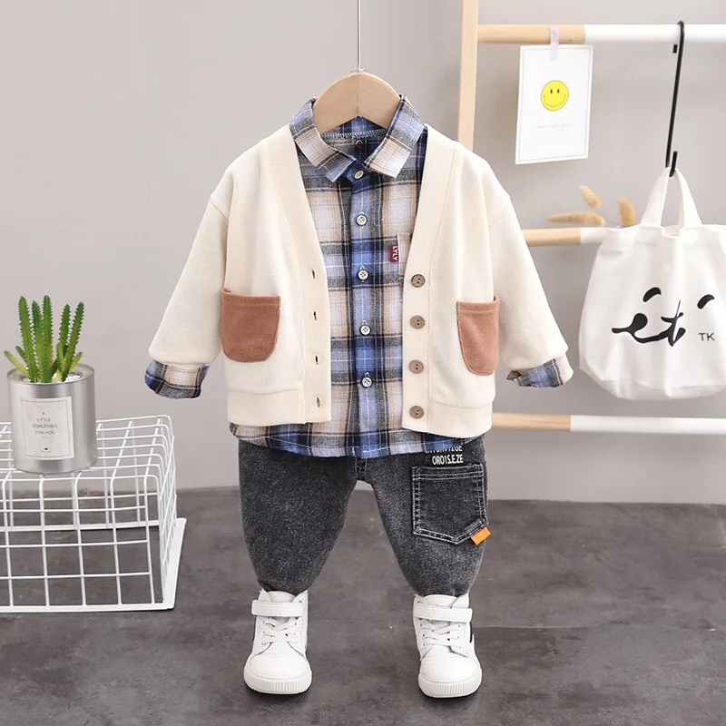 2020 new fashion boys' clothing sets suit children's 1-5-year-old boy's three piece suit
2020 new fashion boys' clothing sets suit children's 1-5-year-old boy's three piece suit