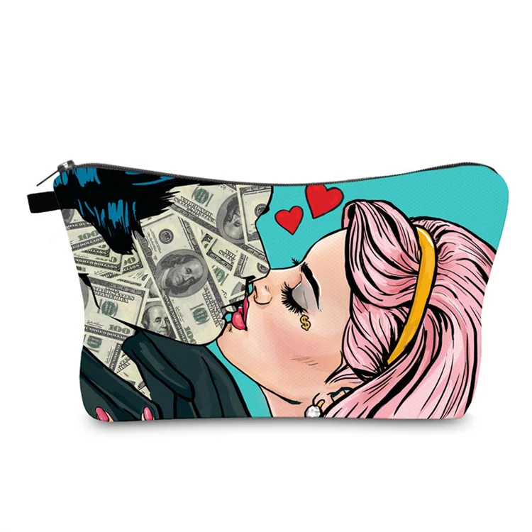Fashionable Couple Print Pattern Cosmetic Bag Women Makeup Storage Fruit Pouch Travel Organizer Toiletry Case For Female, Picture
Fashionable Couple Print Pattern Cosmetic Bag Women Makeup Storage Fruit Pouch Travel Organizer Toiletry Case For Female, Picture