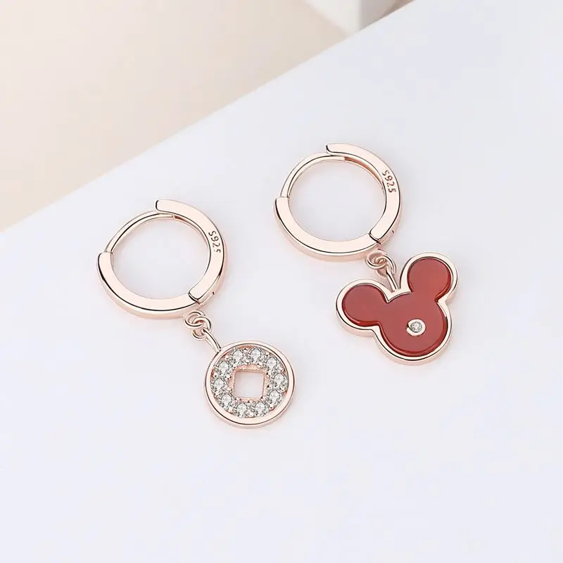 Mismatch Rose Gold Plated Jewelry S925 Sterling Silver Red Agate Earrings New Year Small Hoop Earrings Women
Mismatch Rose Gold Plated Jewelry S925 Sterling Silver Red Agate Earrings New Year Small Hoop Earrings Women