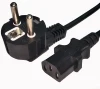 Xinsheng Halogen Free Europe VDE approval EU AC power cord H05Z1Z1-F 16A 250V 3 pin schuko plug