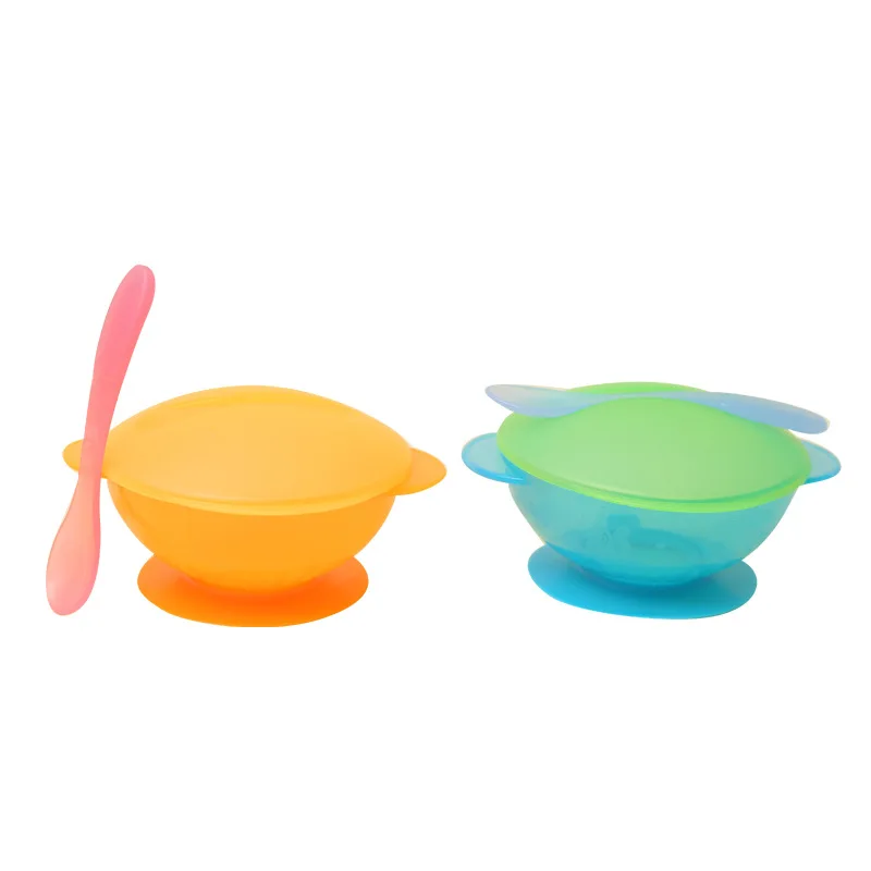 Baby children's tableware set baby rice bowl suction cup soft spoon sense warm spoon auxiliary food bowl plate spoon feeding
Baby children's tableware set baby rice bowl suction cup soft spoon sense warm spoon auxiliary food bowl plate spoon feeding