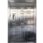 International product level single made in china/Double Open Thickened Stainless Steel Anti-theft Door