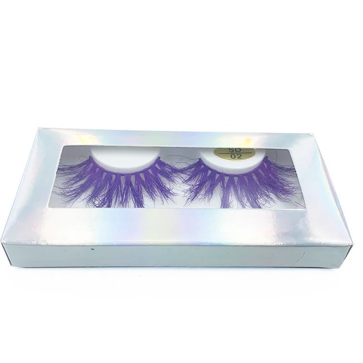 Eyelash Vendor 3D Handmade Colorful Lashes 100% Real Mink Purple Color Lash Mink Colored Eyelashes
Eyelash Vendor 3D Handmade Colorful Lashes 100% Real Mink Purple Color Lash Mink Colored Eyelashes