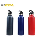 25OZ Vacuum Flip Straw Stainless Steel Thermal Sport Bottle Flask Water