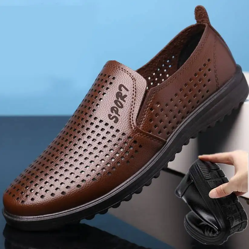 Hot selling autumn and winter new style men's casual breathable soft surface soft sole leather shoes, As the picture show
Hot selling autumn and winter new style men's casual breathable soft surface soft sole leather shoes, As the picture show