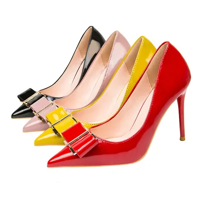 high heels Women Concise office Lady shoes pointed toe buckle Pu leather pumps Fashion wedding party shoe thin heel
high heels Women Concise office Lady shoes pointed toe buckle Pu leather pumps Fashion wedding party shoe thin heel